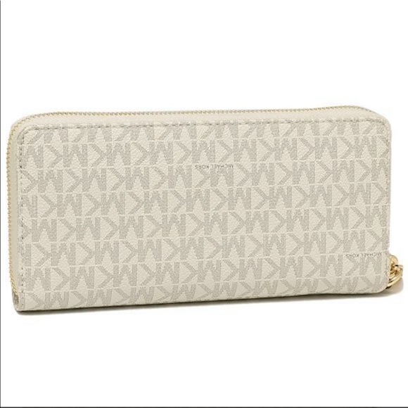 Michael Kors Jet Set Travel Large Travel CONTINENTAL Wristlet-Wallet Van… - Picture 8 of 11